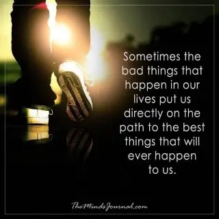 Sometimes the bad things
