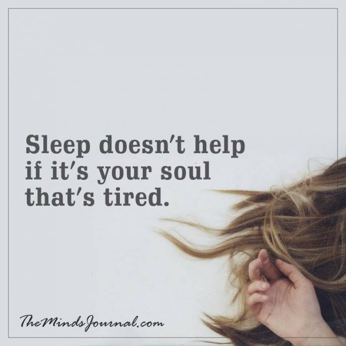 Sleep Doesn't Help