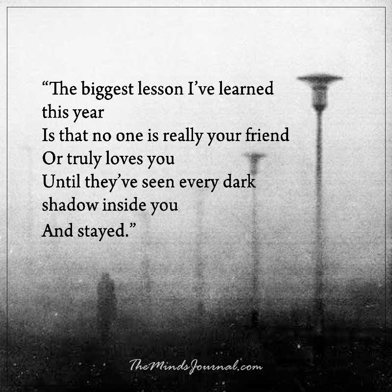 The biggest lesson