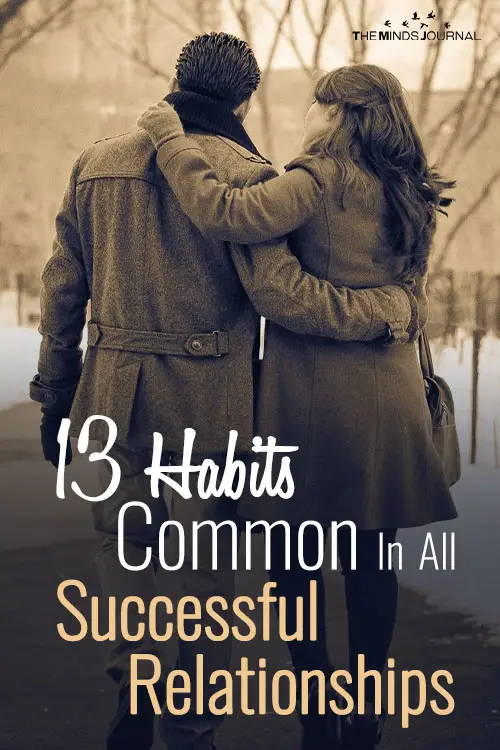 13 Habits Common In All Successful Relationships