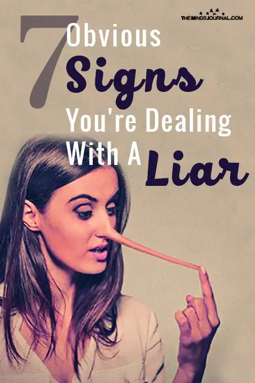 7 Obvious Signs Someone Is Lying To You - The Minds Journal