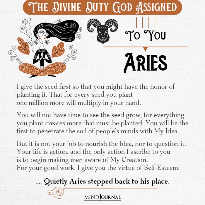 Divine Duty God Assigned To You Aries