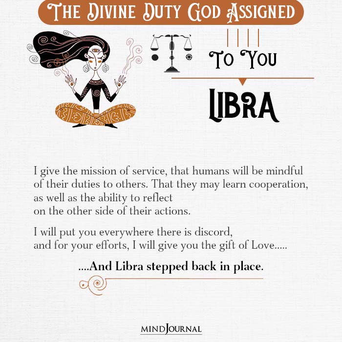 Divine Duty God Assigned To You Libra