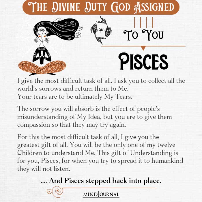 Divine Duty God Assigned To You Pisces