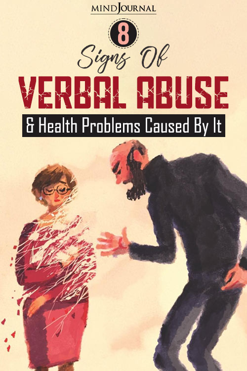 Signs Verbal Abuse Health Problems Caused By It pin