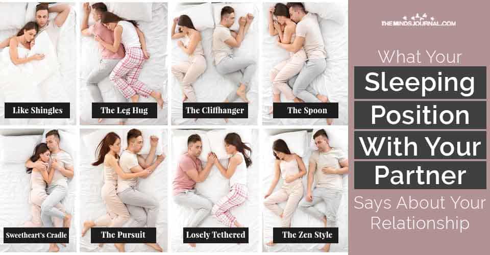 that the sleeping position in which you and your partner prefer to sleep in...