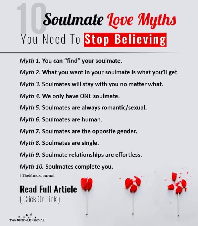10 Soulmate Myths To Stop Believing To Discover Your Ideal Partner