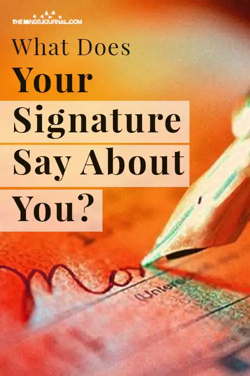 What Does Your Signature Say About You?