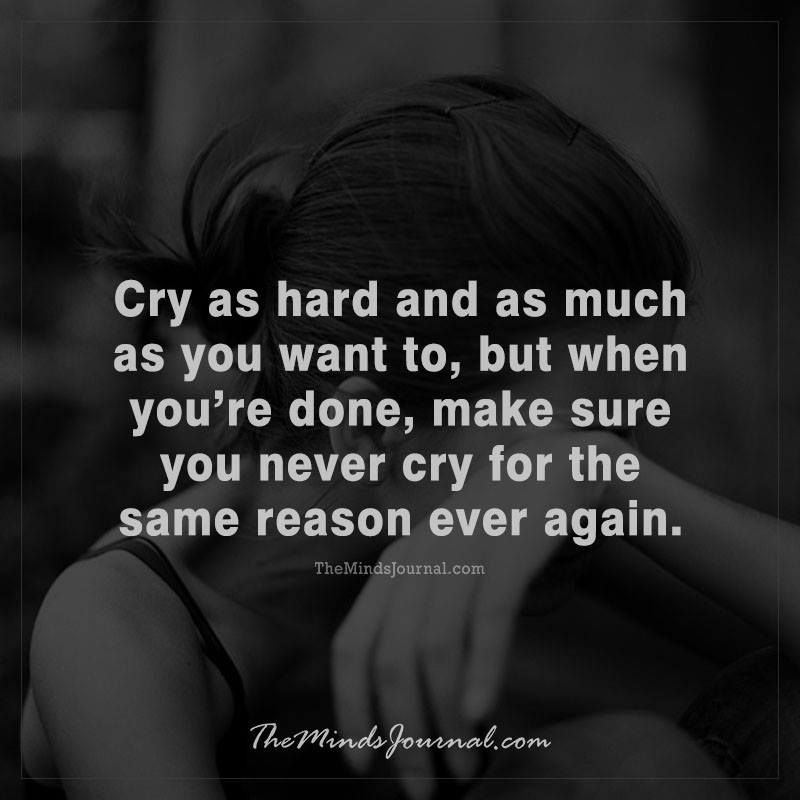 Cry as hard