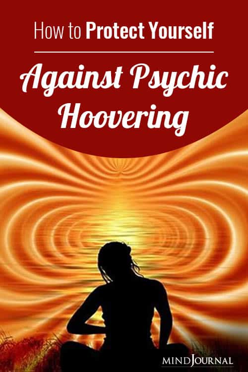 Protect Yourself Against Psychic Hoovering pin