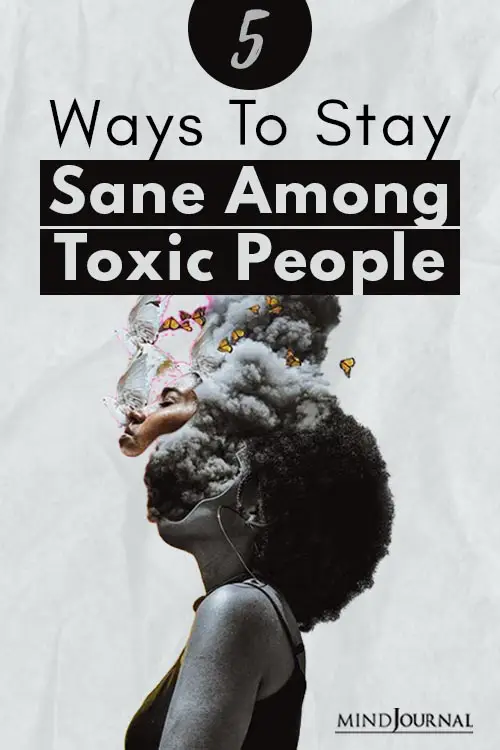 Stay Sane Among Toxic People Pin