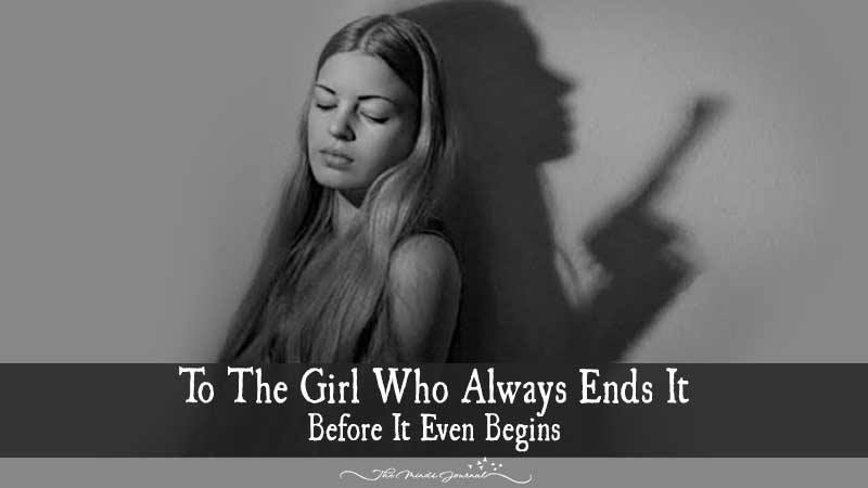 Girl who ends it