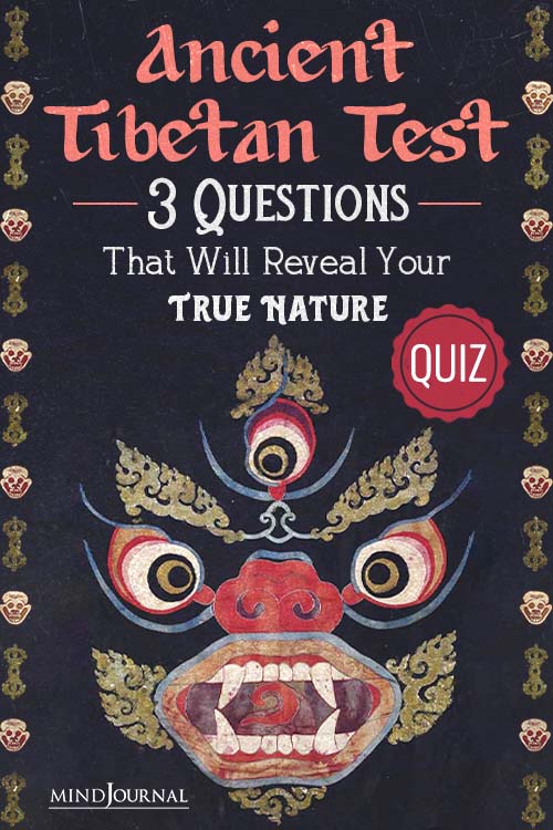 Ancient Tibetan Test Reveal True Nature pin
