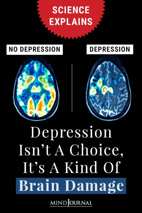 Depression Isnt A Choice Pin