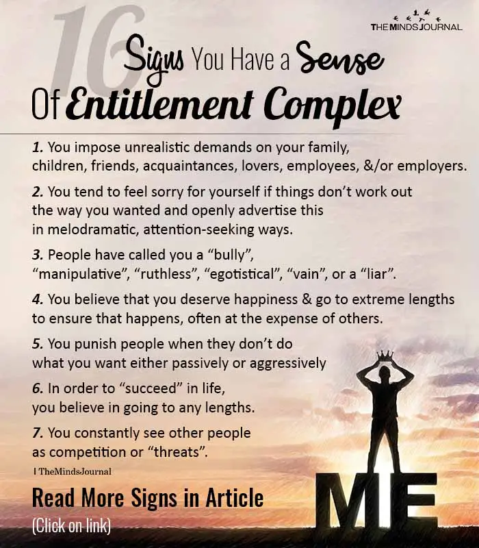 Entitlement Complex Signs