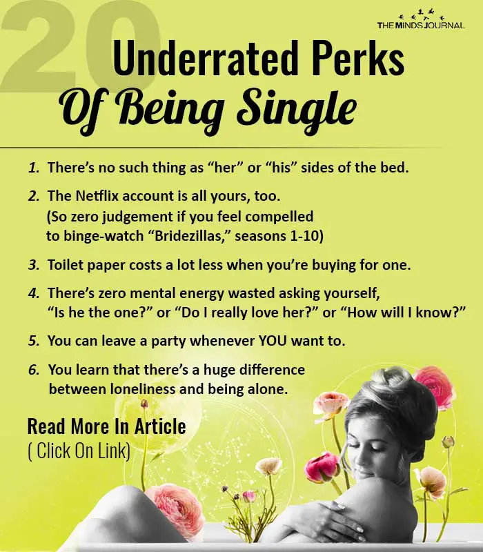 Underrated Perks Being Single