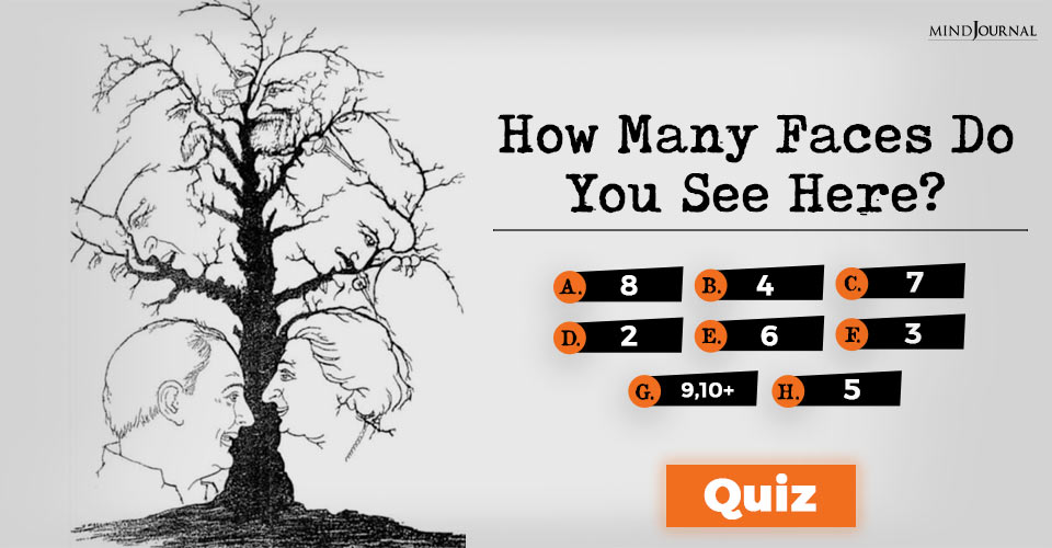 how many faces perception test
