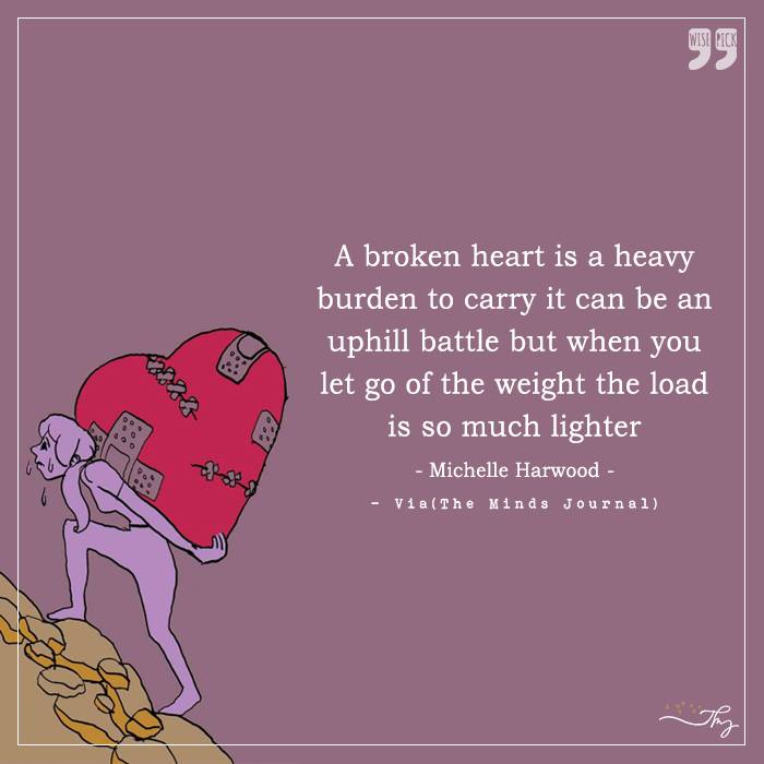 Pick up The Pieces Of Your Broken Heart