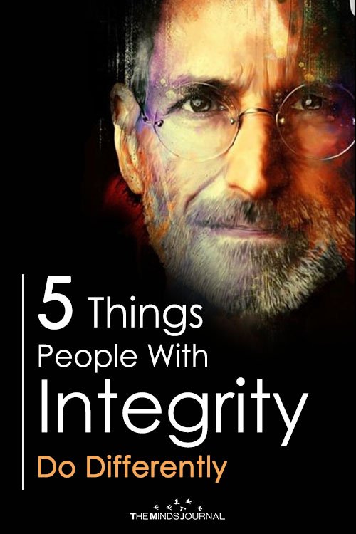 People with integrity