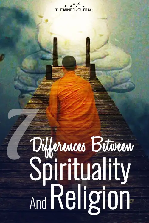 The difference between religion and spirituality is fundamental.