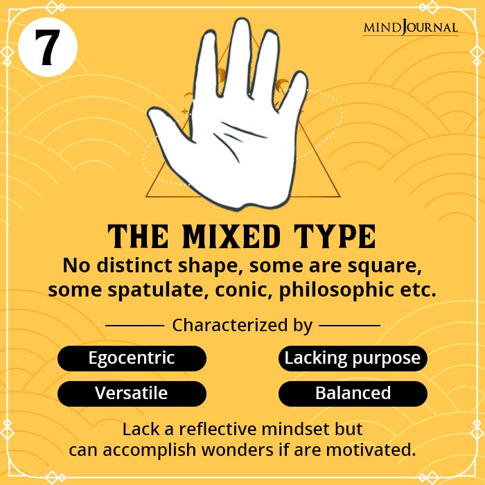 Palm Reading Hand Shape Reveals Personality Mixed Type