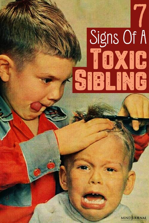 Signs You Have Toxic Sibling pin