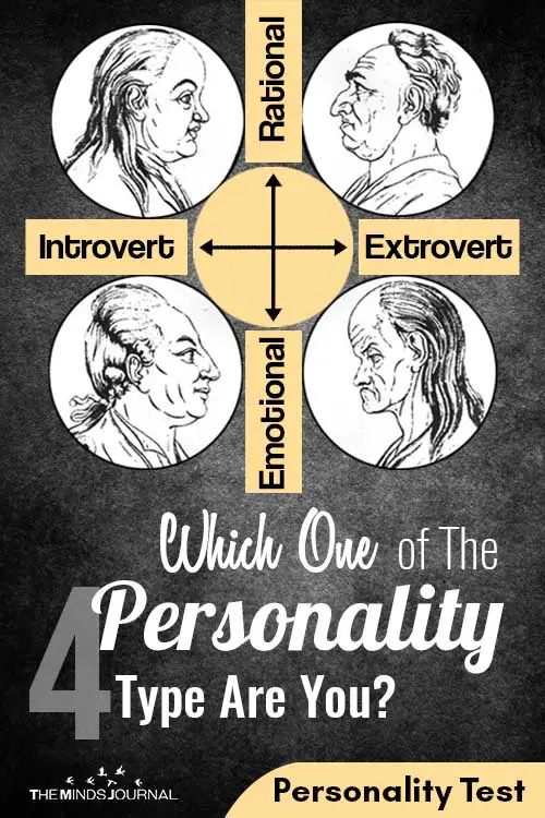 Which One of The four Personality Type Are You pin