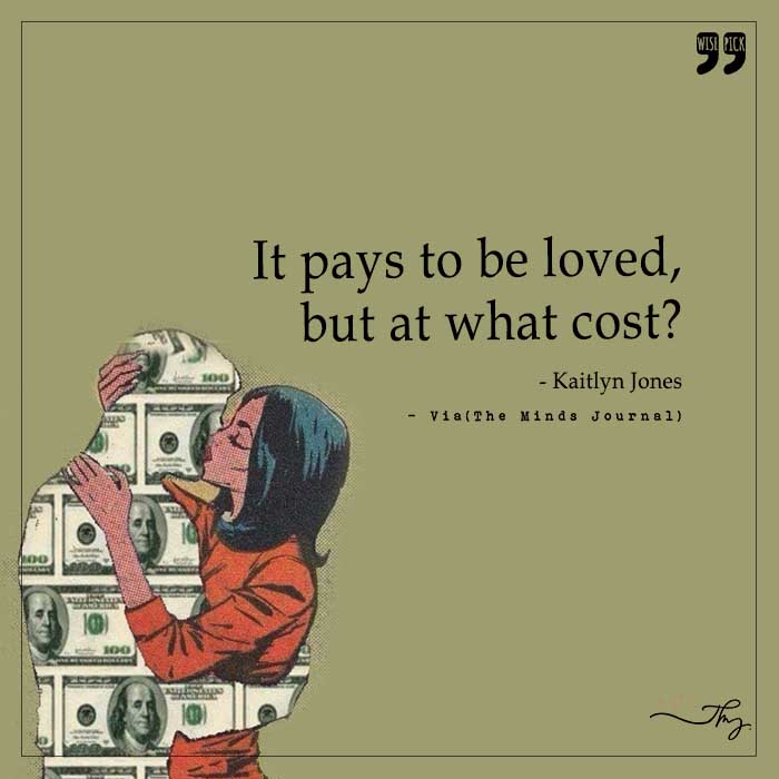 Love is not cheap