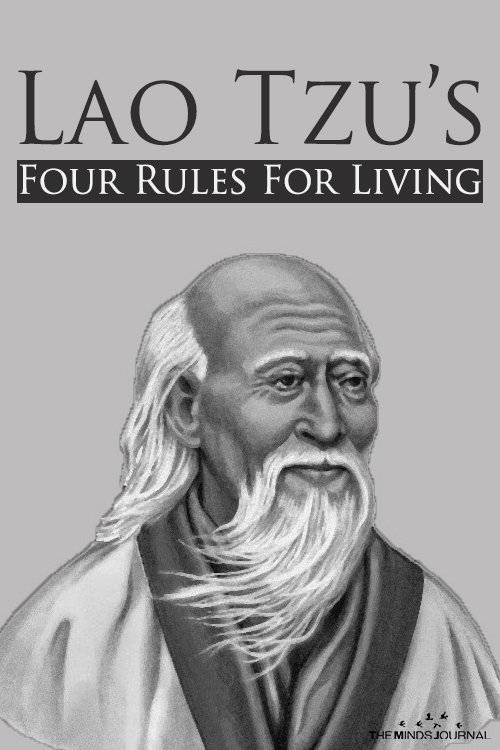 Four Rules Of Living Lao Tzu
