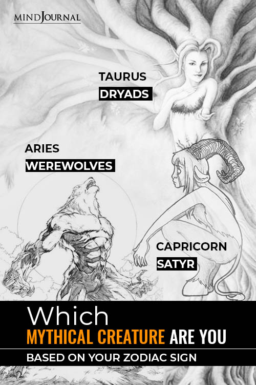 Zodiac Signs And Mythical Creatures