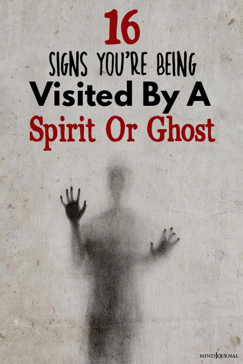 Signs Being Visited By A Spirit Ghost pin