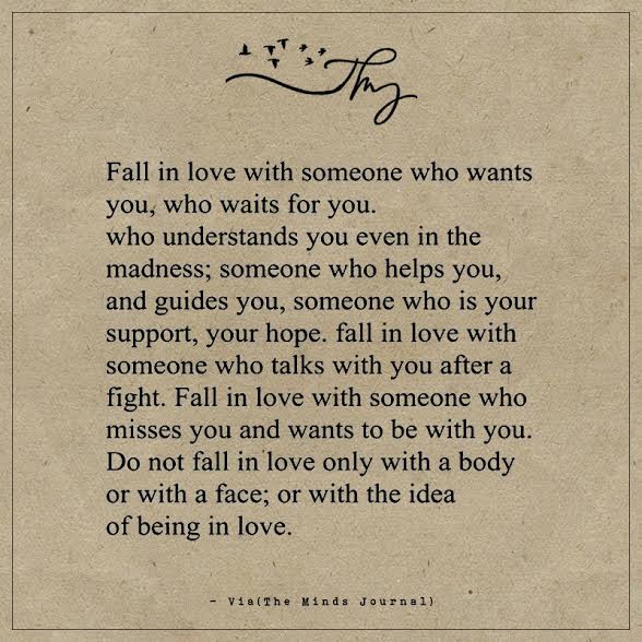 Fall In Love With Someone Who Wants You