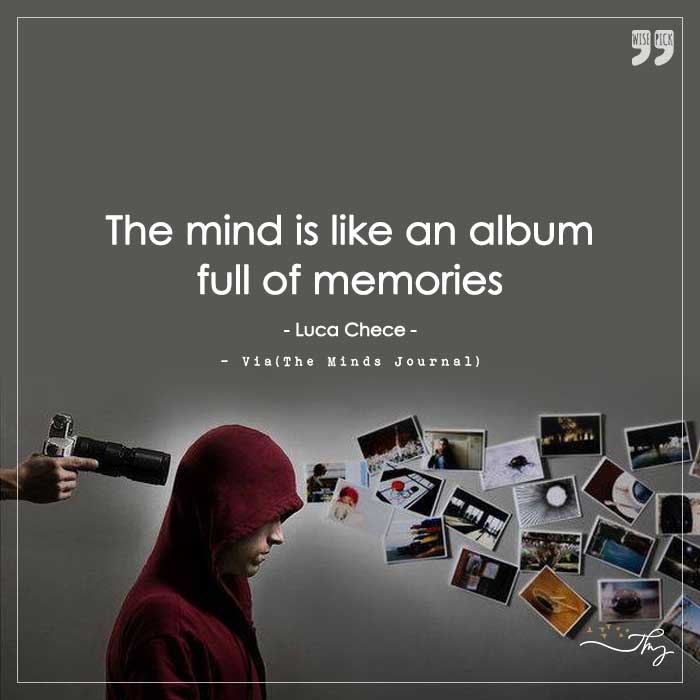 The Mind is like an album