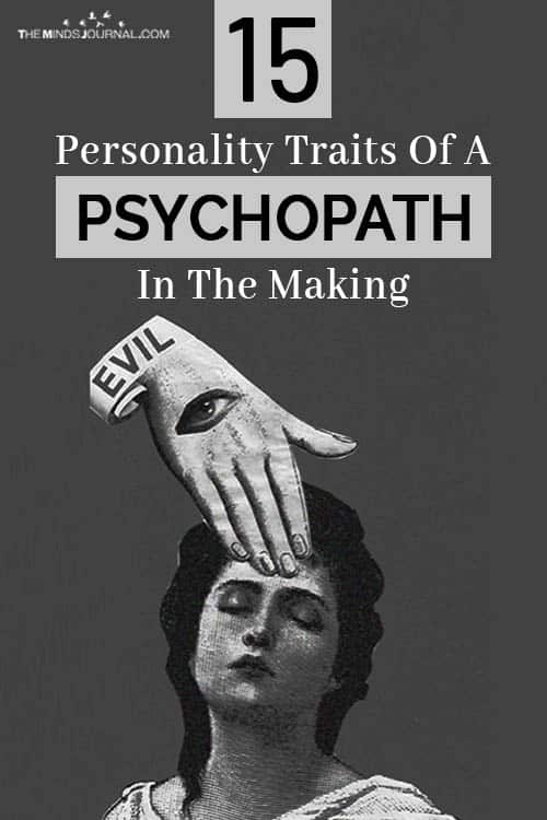 Personality Traits Psychopath In The Making Pin