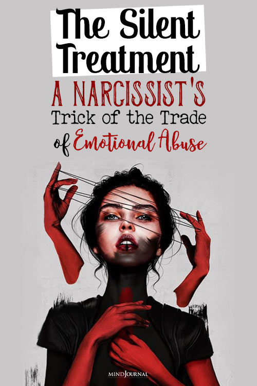 Silent Treatment Narcissists Emotional Abuse pin