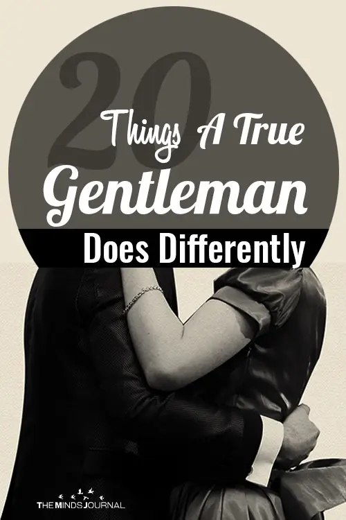 Things True Gentleman Does Differently pin
