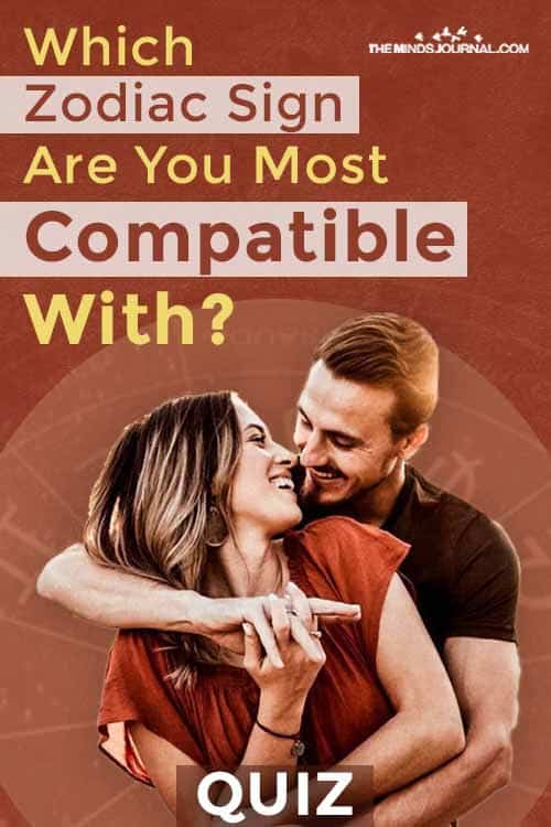 Zodiac Sign Most Compatible With Quiz Pin