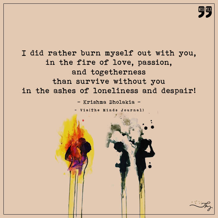 Love burned their souls