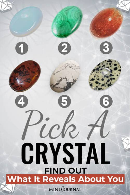 Crystal Reveals About You pin