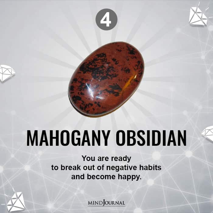 Mahogany Obsidian You are ready to break out