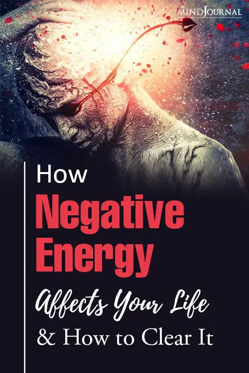 Negative Energy Affects Life Clear It pin