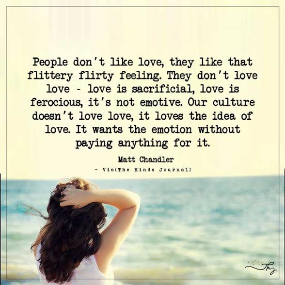 People Don’t Like Love