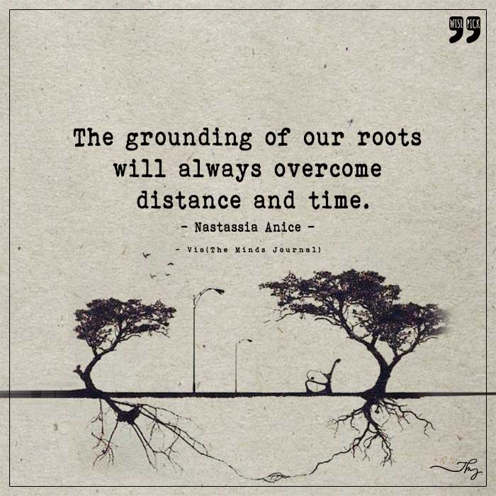Grounding of our roots
