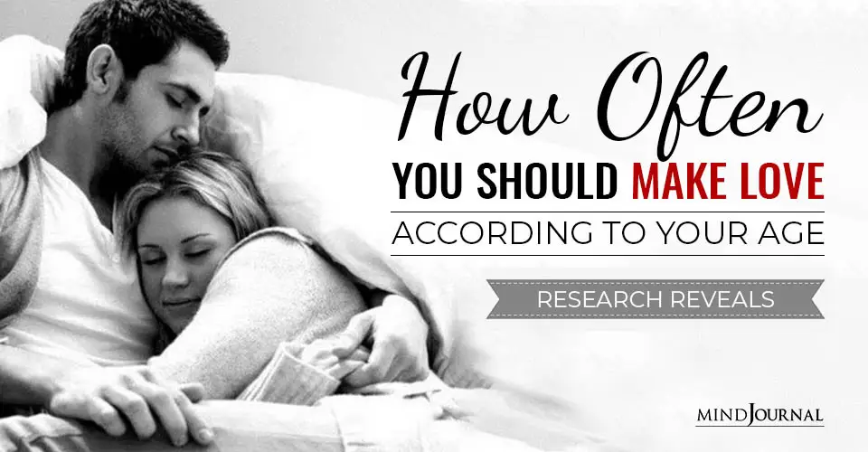 How Often Should Make Love According To Age