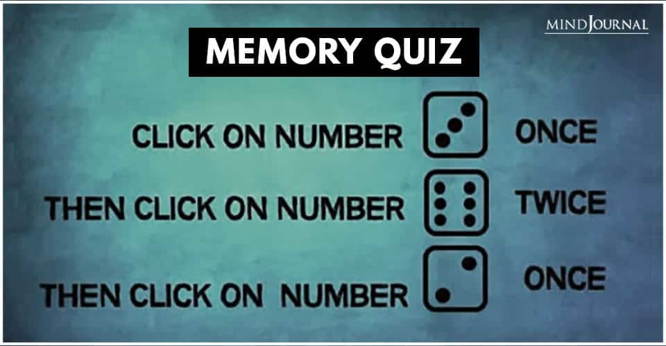 How Sharp Your Memory Quiz