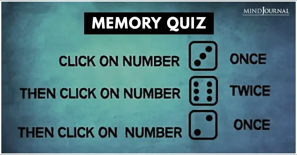 How Sharp Is Your Memory? Find Out With This Quiz