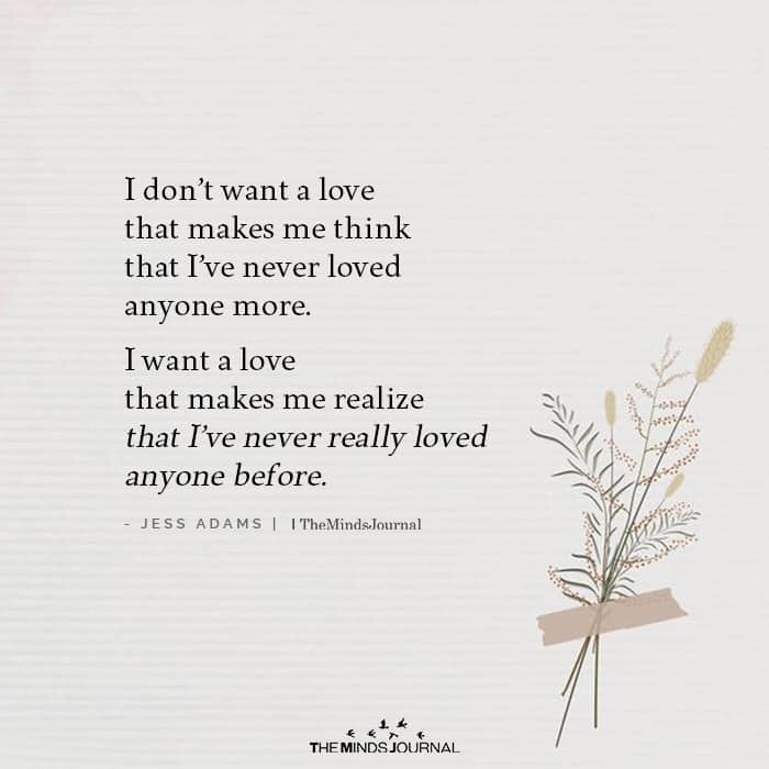 I Dont Want A Love