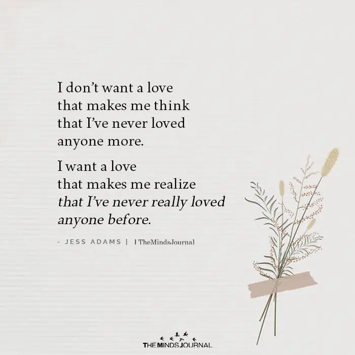 I Don’t Want A Love