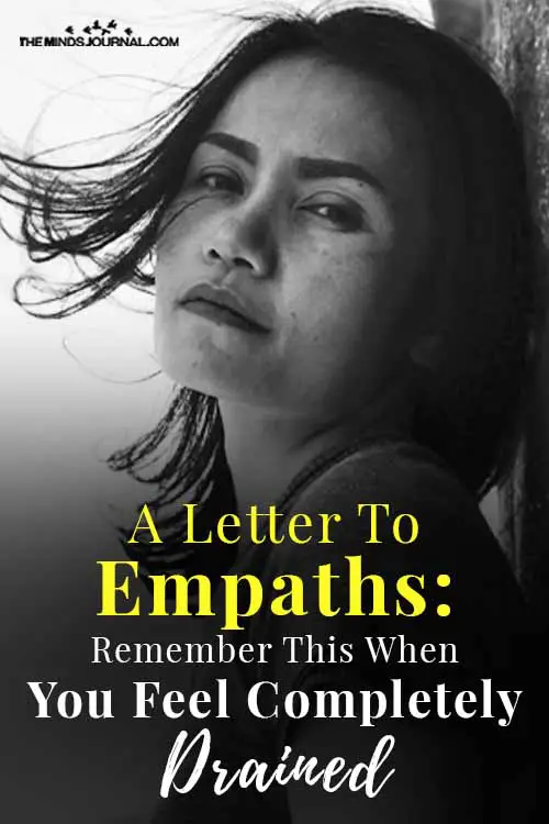 Letter To Empaths When Feel Completely Drained Pin