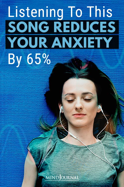 Listening Song Reduces Anxiety Pin